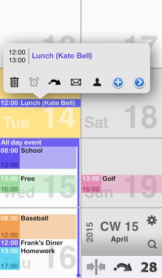 week schedule app
